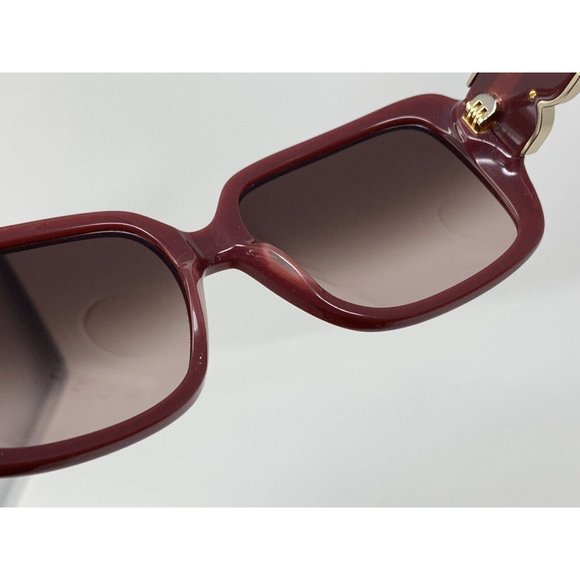 Chloe Sunglasses Square Burgundy CL 2239 C03 Size 58 [] 17-140 Oversized Sunglas main image 8